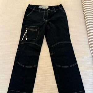 Classic Black Straight Leg Women's Jeans